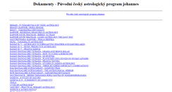 Desktop Screenshot of dokumenty.johannes.cz