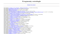 Desktop Screenshot of fragmenty.johannes.cz